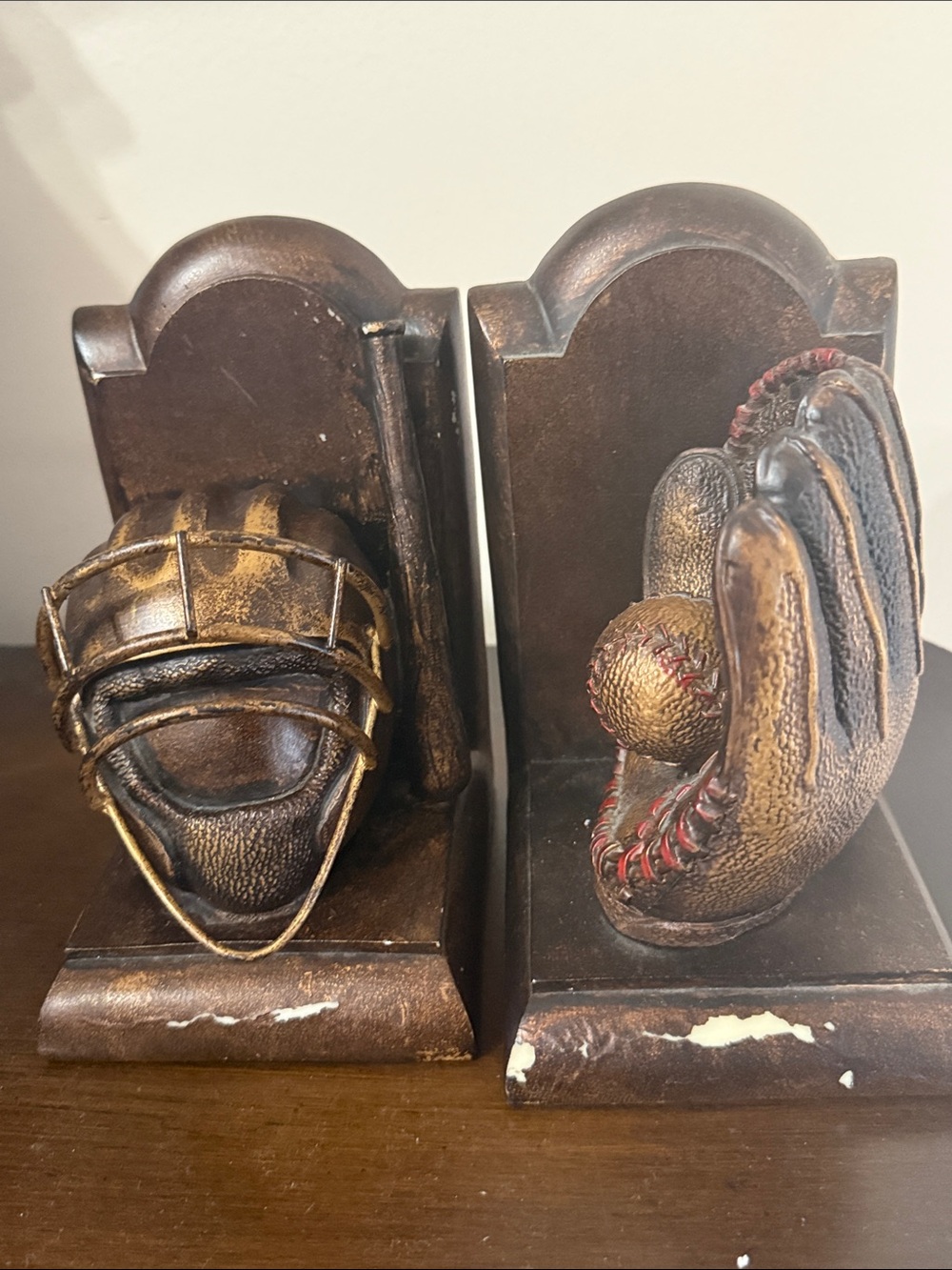 Baseball Themed Bookends